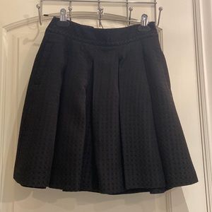 Black a-line skirt with pockets